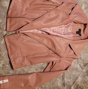 Mauve Leather Jacket